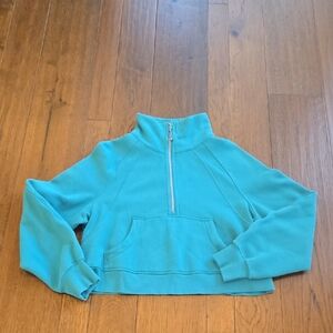 lululemon athletica Blue Half-Zip Sweatshirt